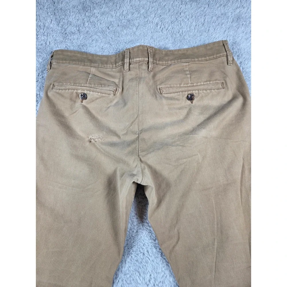 Goodfellow & Co Mens Hennepin Chino Slim Straight Pants‎ Tan Khaki 34x30